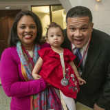 Michael Johnson and family