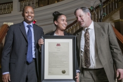 Jo-Anna Nieves with David Kelly and Judge Morris Jacobson2