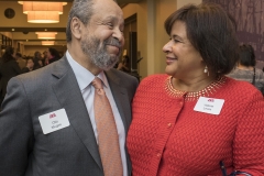 Otis Mcgee and Valerie Lewis smile