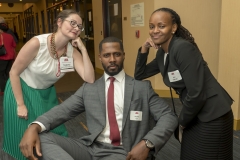 Valerie Lescroart, Justice Ojo and Ann Kariuki