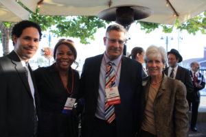 Commissioner Jason Clay, Commissioner Toni Mims-Cochran, Robert Frassetto, and Barbara Bryant