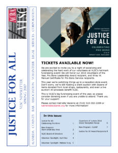 VLSC Spring 2017 Newsletter