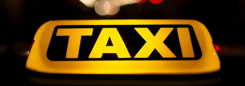 Taxi sign
