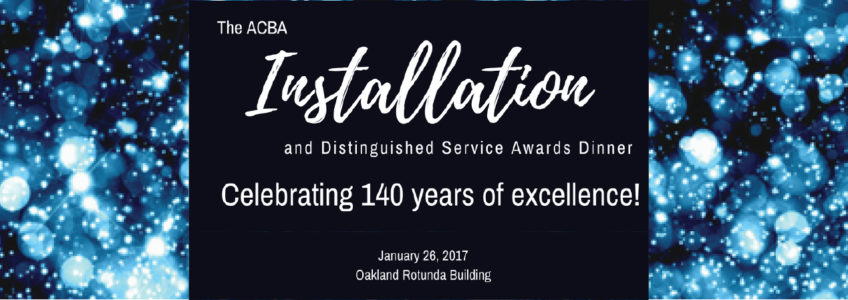 Installation and Distinguished Service Awards Dinner