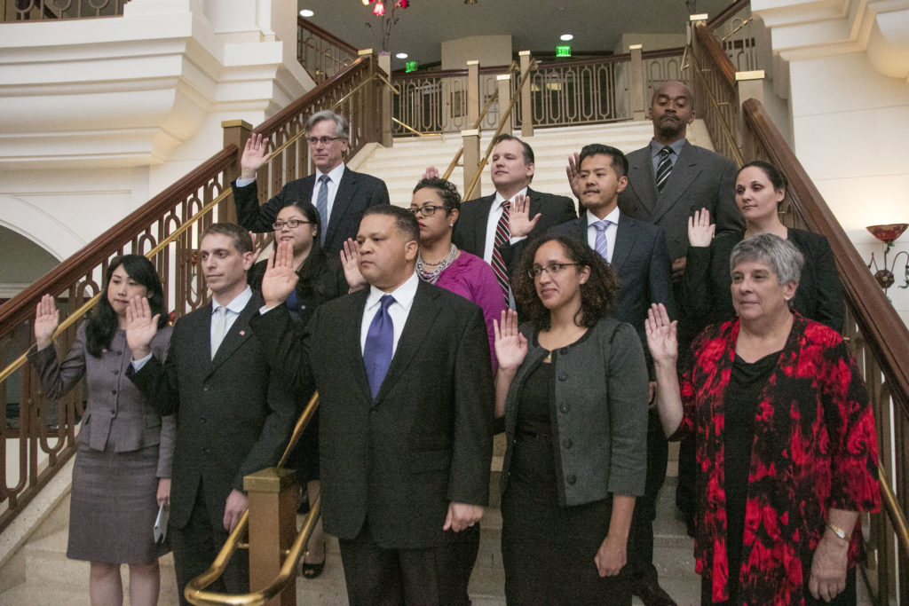 ACBA 2017 Board taking the oath of office