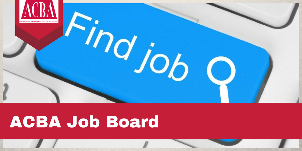 ACBA Job Board