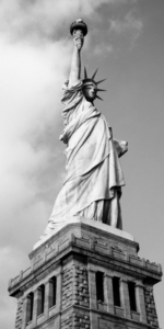 ACBA Immigration Section - B&W Statue of Liberty