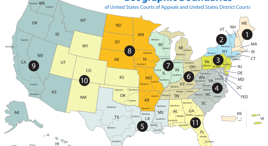 US Court of Appeals Map