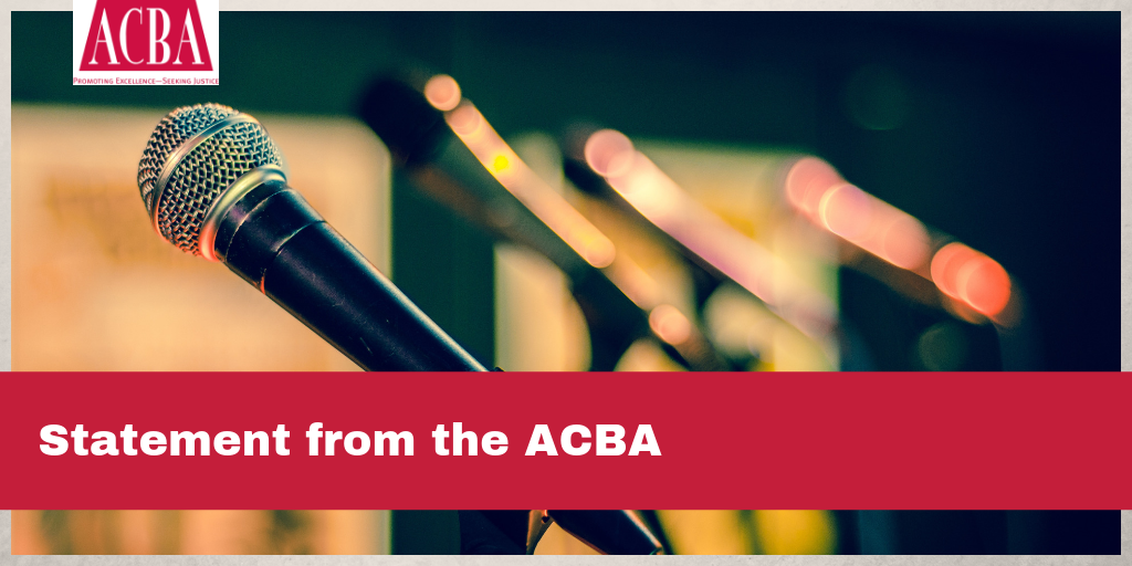Statement from the ACBA - dobbs