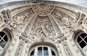 Portico ceiling