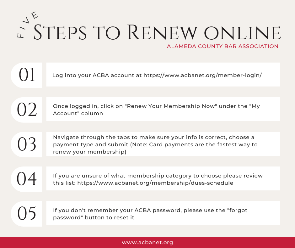 5 steps to renew online
