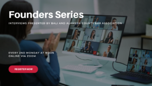 founders series white on dark picture featuring woman clapping at computer monitor
