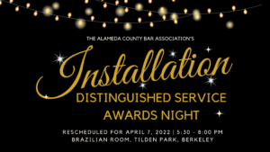 Installation and Distinguished Service Awards