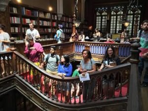 Famous bookstore in Porto, Portugal