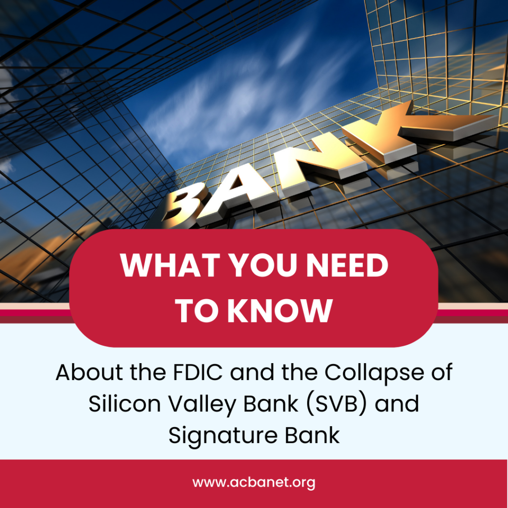 The FDIC and the Collapse of Silicon Valley Bank (SVB) and Signature Bank