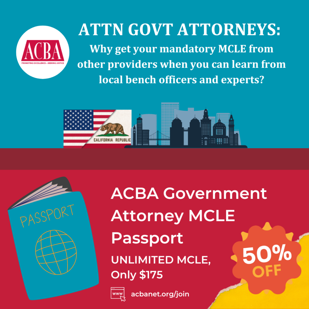 Government Attorneys Elevate Your Legal Expertise with MCLE Passport