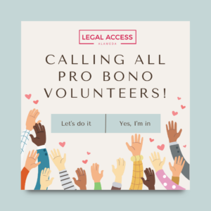 Calling all pro bono volunteers