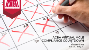 MCLE Compliance Countdown