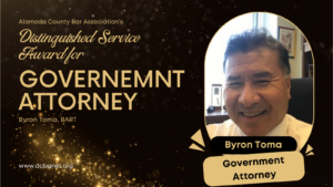 Byron Toma ACBA 2024 Distinguished Service Award for Government Attorney