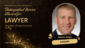Jason Allen ACBA Distinguished Service Award Recipient for Lawyer